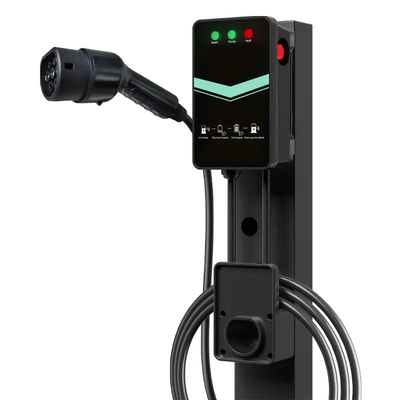 ایستگاه شارژ خودروهای استاندارد اروپایی 7kW Type2 32A AC دیوار نصب شده برای خانه