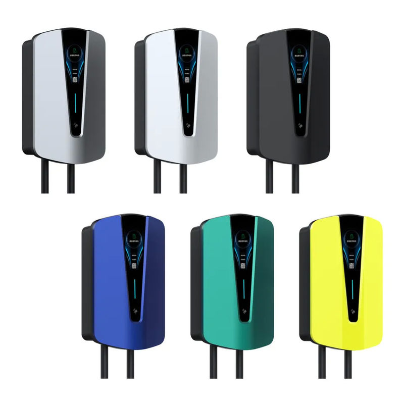 نوع استاندارد آمریکایی 1 صفحه نمایش 4.3 اینچ شارژر AC اتومبیل EV دیوار نصب IP65