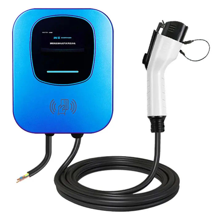 رنگ های سفارشی شده 11kW شارژ سریع ایستگاه شارژ دیواری EV برای خانه