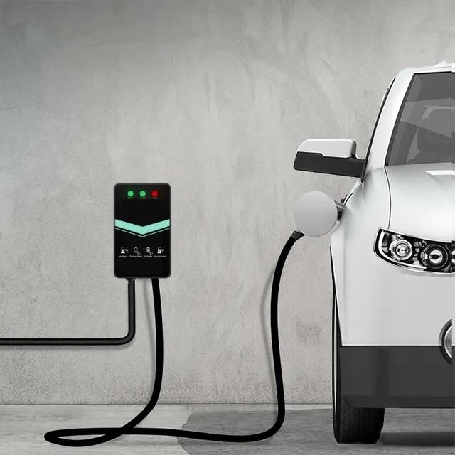 48A نوع 1 برای خانه تک تفنگ دیواری EV ایستگاه شارژ نشانگر LED