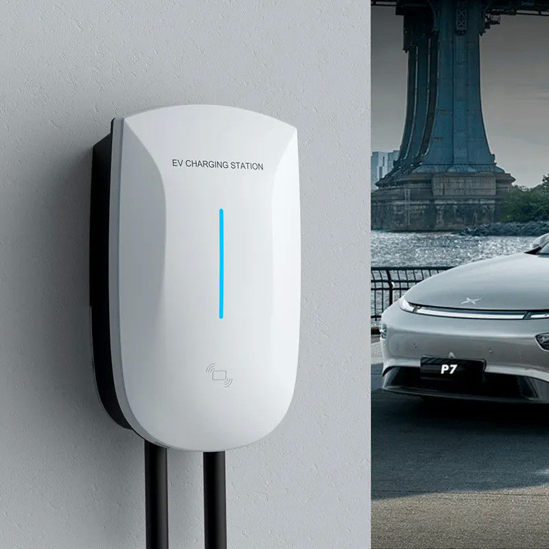 کنترل اپلیکیشن 22kW شارژ سریع ایستگاه شارژ دیواری EV برای Tesla Audi