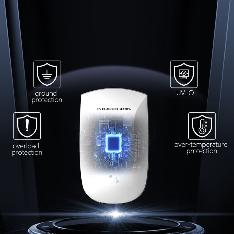 IP55 نوع 2 32A ایستگاه شارژ دیواری EV 3 فاز شارژ