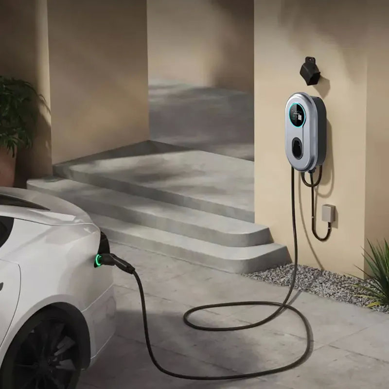 کارت RFID 11.52kw شارژر تک فاز EV نوع 1 محافظت از ولتاژ