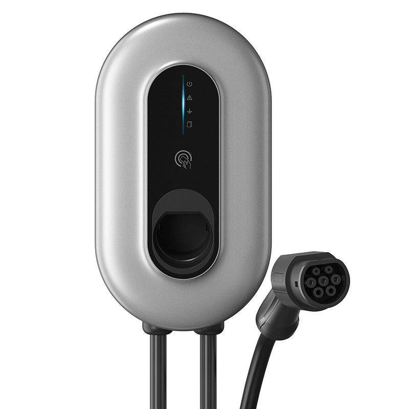 کارت سوئیپینگ نوع 2 EV شارژر 22kw خانه با شاخص LED