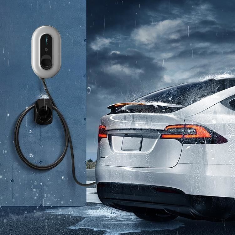 7kW 11kW 22kW 3 مرحله صفحه نمایش LCD نوع 2 شارژر EV بیش از حفاظت دمایی