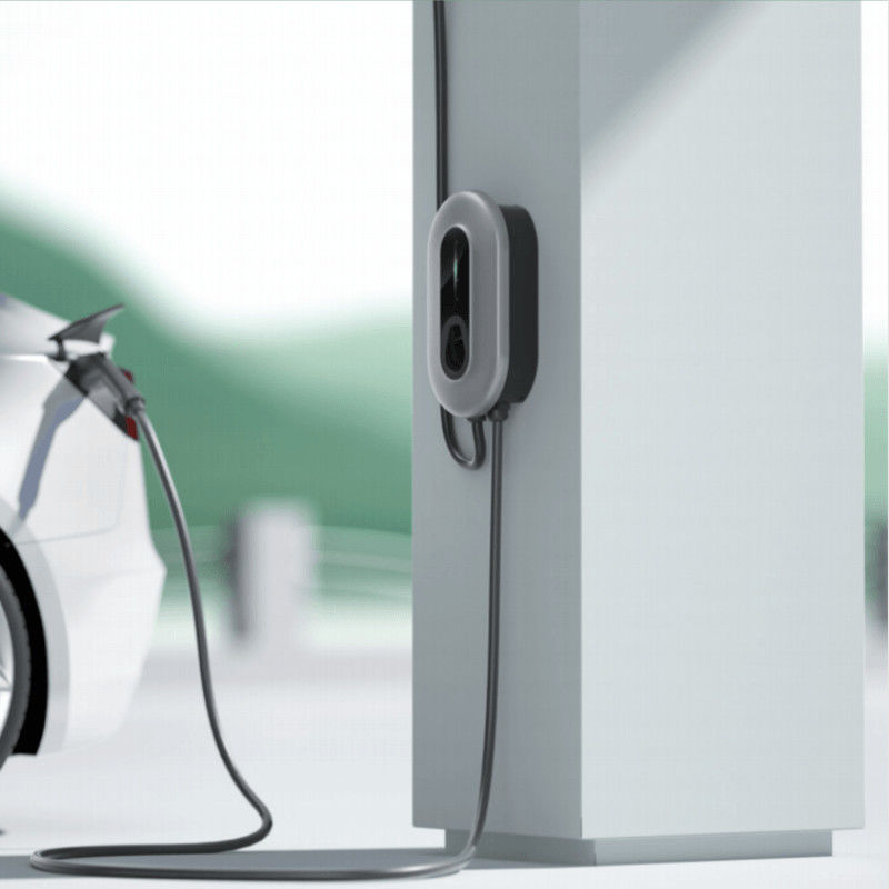 App Control Single Gun 50A Portable Level 1 Type 2 EV Charger با گواهینامه CE