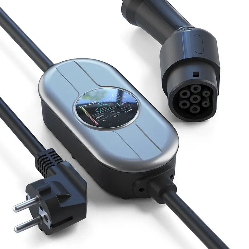 SAE J1772 ایستگاه شارژ قابل حمل EV حالت 2 شارژر EV CE FCC