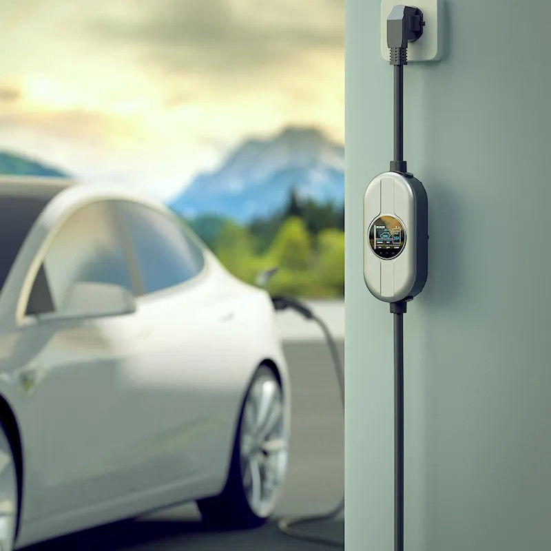 5m یا 7.4m کابل قابل حمل EV شارژر EV شارژر 1 فاز AC 230V