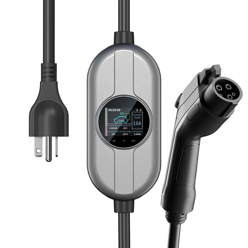 صفحه لمسی 50Hz تا 60Hz 32A شارژر قابل حمل AC EV برای شارژ سریع