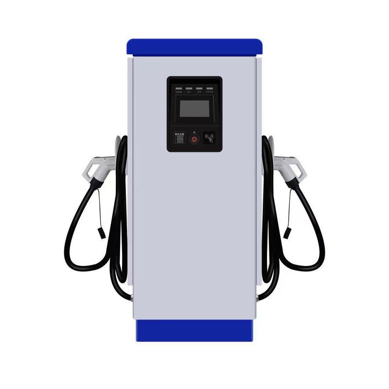 GB/T دو تفنگ 380V 4G EV ایستگاه شارژ DC رنگ های سفارشی