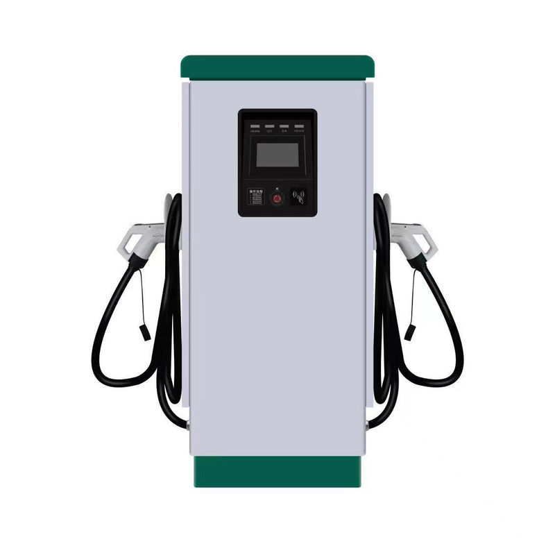 GB/T دو تفنگ 380V 4G EV ایستگاه شارژ DC رنگ های سفارشی